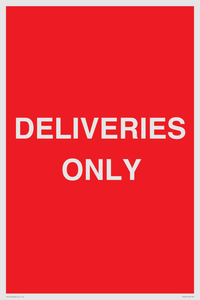 DELIVERIES ONLY